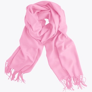 Light Pink Pashmina Blush Scarf Pink Shawl Blush Wrap Pink Scarf Blush Bridesmaids Gift Pink Wedding Shawl Blush Bridesmaids Shawl Pink