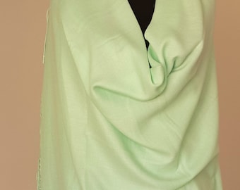 Pashmina verde menta Bufanda menta Chal menta Chal verde Bufanda menta Regalo para damas de honor Chal de boda menta Chal para damas de honor menta