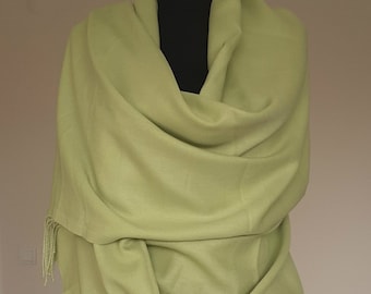 Pistachio Green Pashmina Pistachio Scarf Green Shawl Pistachio Wrap Green Scarf Pistachio Bridesmaids Gift Pistachio Wedding Shawl
