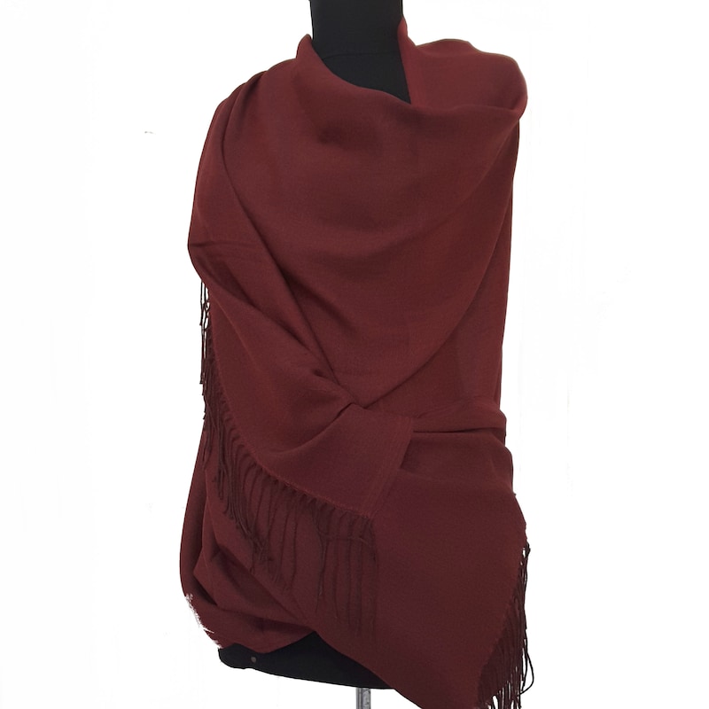burgundy wraps and shawls