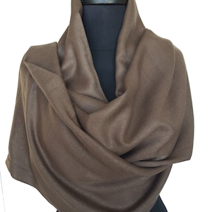 Chocolate Brown Pashmina Scarf Brown Shawl Dark Brown Dark Wrap Brown Bridesmaids Gift Brown Wedding Shawl Bridesmaid Brown