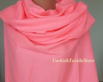 Neon Pink Wedding Shawl Pink Wrap Pashmina Pink Bridesmaid Shawls Neon Pink Scarf Pashmina Wrap Chair Covers