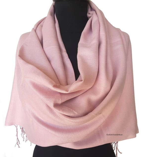 blush pink wedding pashmina