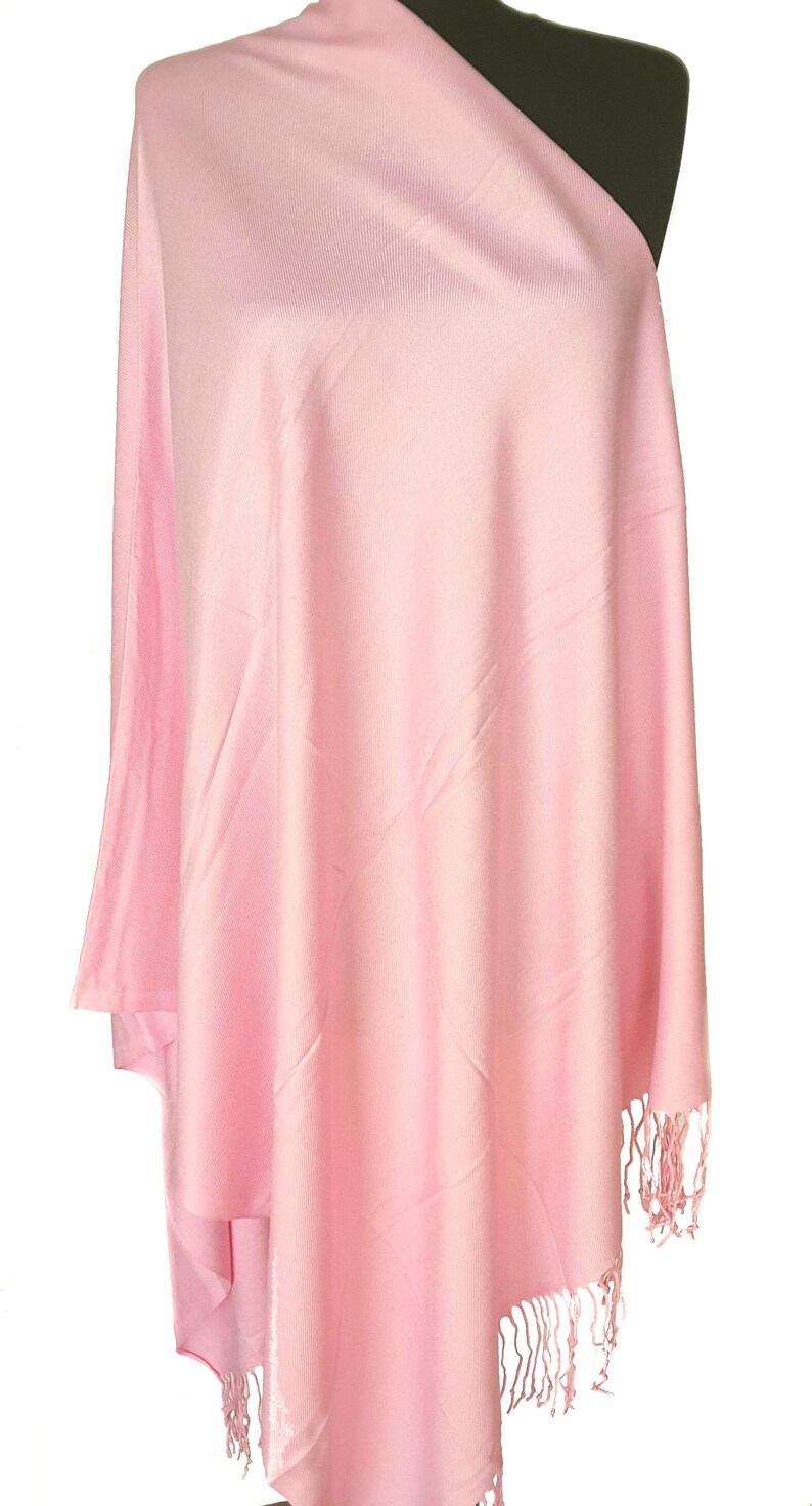 Blush Pink Pashmina Blush Sjaal Roze Shawl Blush Wrap Roze Etsy