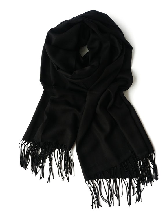 Black pashmina clearance wrap