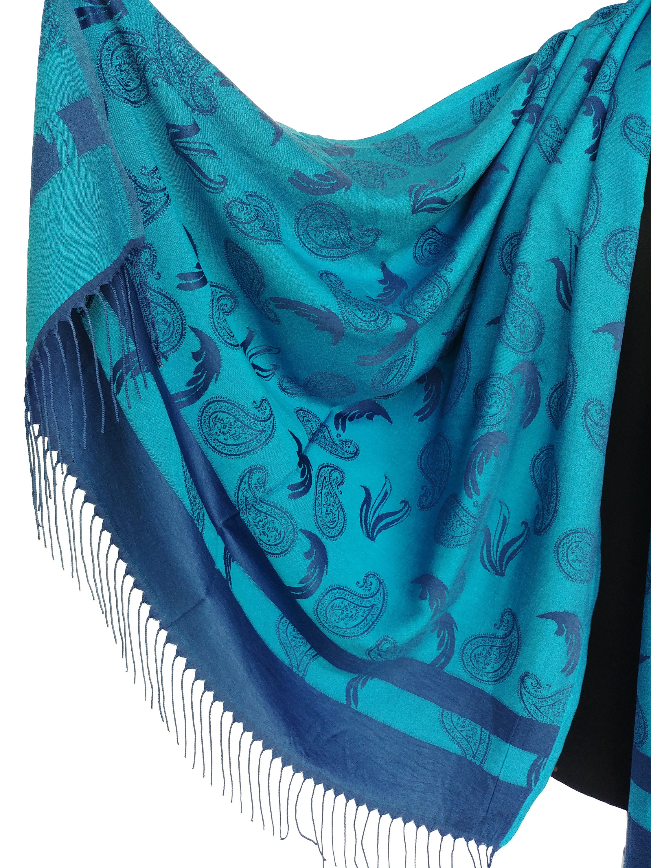turquoise shawl