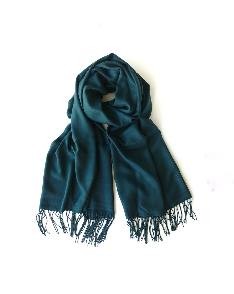 Emerald Green Pashmina Emerald Scarf Green Shawl Green Wrap Etsy