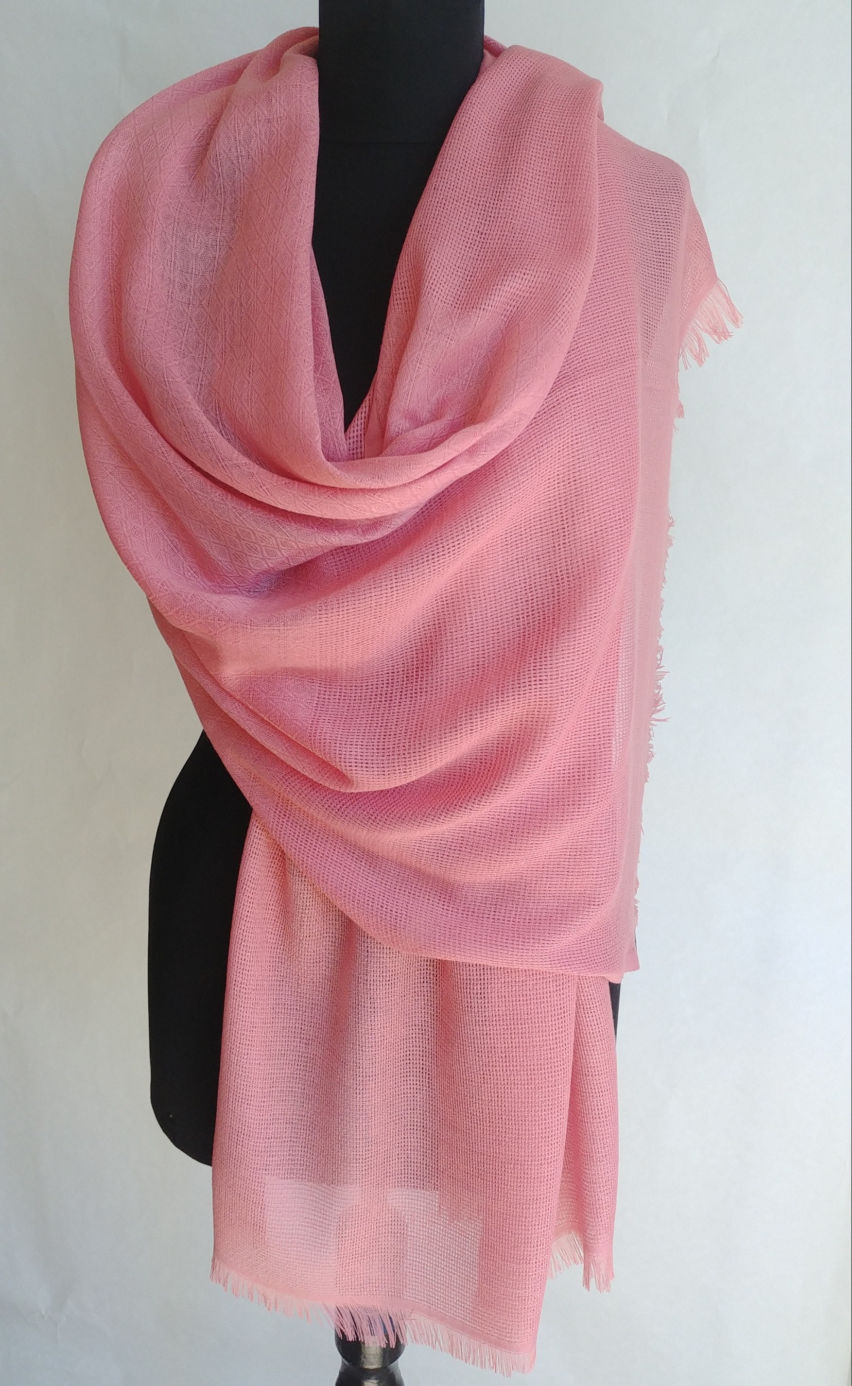 Dusty Rose Scarf Very Fine Turkish Cotton Shawl Dusty Rose Summer