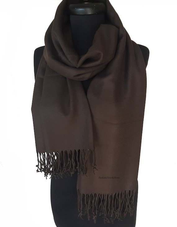 brown pashmina shawl