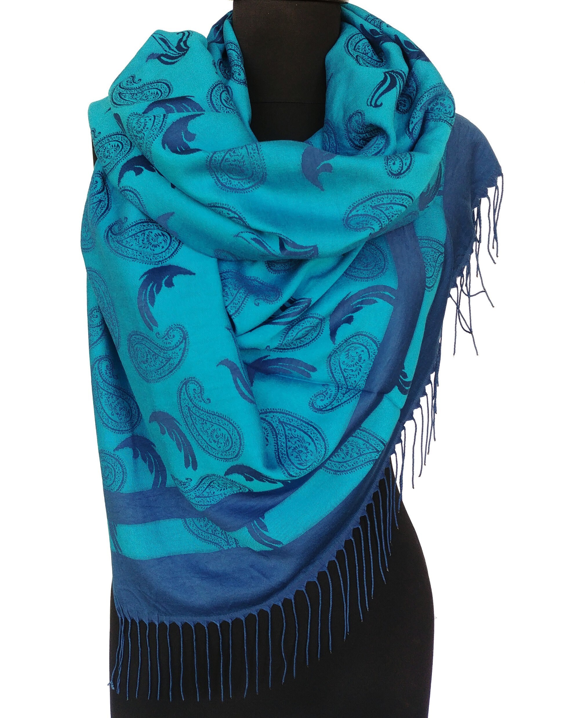 turquoise shawls wraps