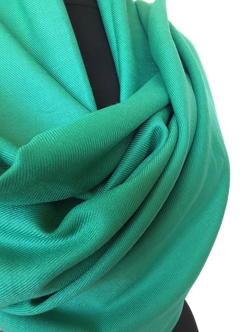 Kelly Green Pashmina Green Scarf Green Shawl Green Wrap Kelly Etsy