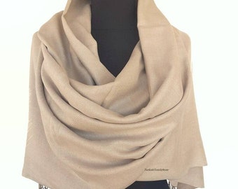 Taupe Gray Pashmina Scarf Wedding Dress Guest Shawl Bridal Cover Up Wrap Bridesmaids Favor Gift Taupe Mother Of The Bride Shawl Mens Scarves