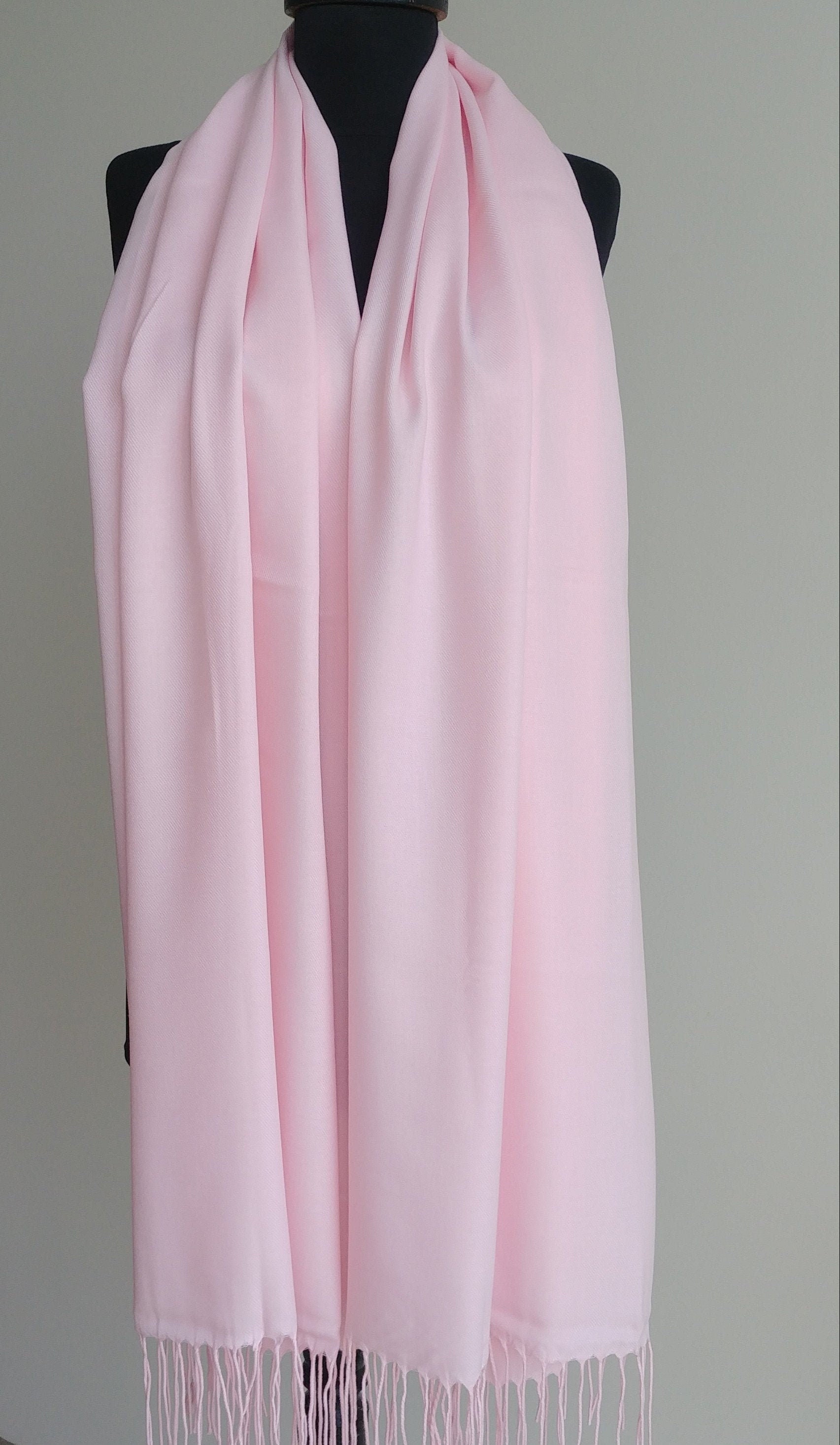 Blush Pashmina Scarf Wedding Shawl ...