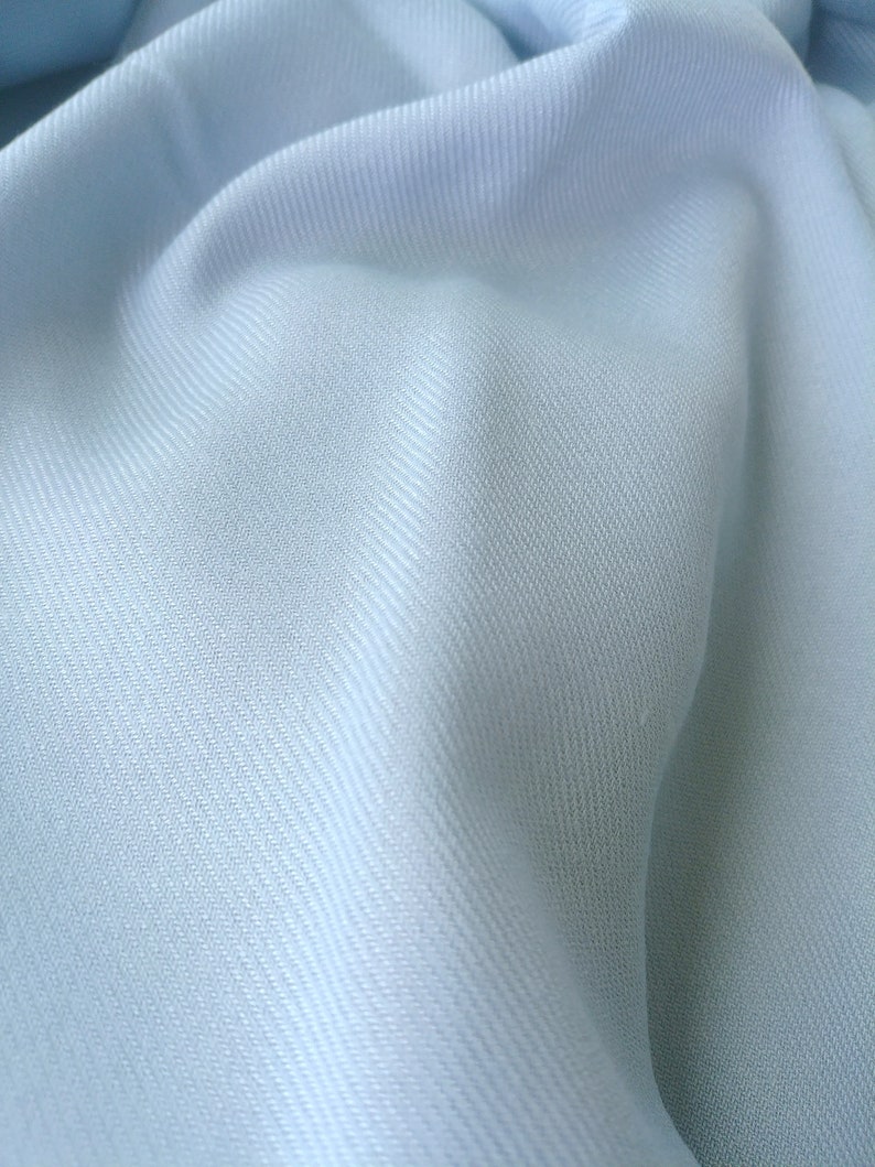 Misty Blue Wool Scarf main image 0