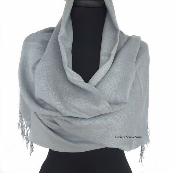 cerca Ahuyentar Pasado Chal de pashmina de boda gris plateado Chal de pashmina de - Etsy México