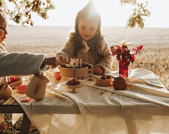 Wooden Play Food, Montessori and Waldorf Toys