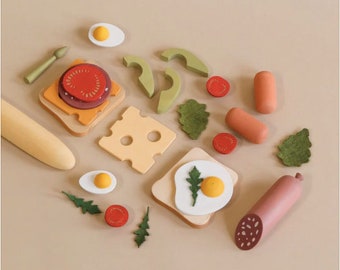 Sensory Toys, Wooden Play Food, Wooden Toys, Montessori Toys, Educational Toys, Pretend Play, Waldorf Toys