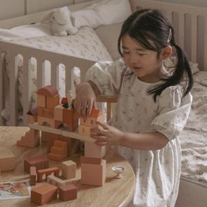 Wooden Building Blocks, Waldorf Toys, Montessori Educational Toys, Sensory Play Set, Pretend Play, Waldorf Toys, Wooden Play Set