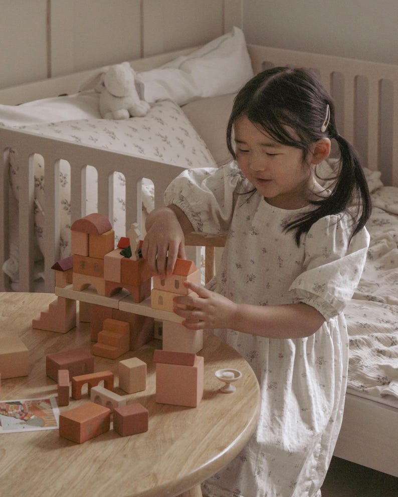Wooden Building Blocks, Waldorf Toys, Montessori Educational Toys, Sensory Play Set, Pretend Play, Waldorf Toys, Wooden Play Set