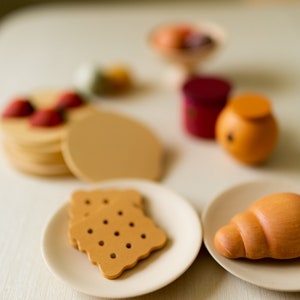 Wooden Play Food, Wooden Toys, Play Kitchen Accessory, Sensory Toys, Montessori Toys, Pretend Play, Miniature Food, Waldorf Toys