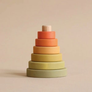 Montessori Toys 1 Year Old, Wooden Stacker, Montessori Toys 2 Year Old, Sensory Toys, Wooden Baby Toys, Preschool Toys, Educational Toys