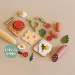 Sensory Toys, Wooden Play Food, Wooden Toys, Montessori Toys, Educational Toys, Pretend Play, Waldorf Toys