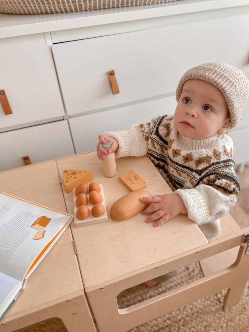 Wooden Play Food, Wooden Toys, Play Kitchen , Sensory Toys, Montessori Toys, Pretend Play, Miniature Food, Waldorf Toys, 3+ Years Old Toys image 14