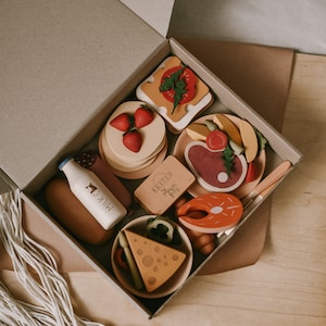 Wooden Play Food, Wooden Toys, Play Kitchen Accessory, Sensory Toys, Montessori Toys, Pretend Play, Miniature Food, Waldorf Toys