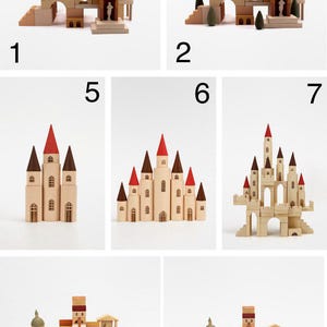 Wooden Building Blocks, Waldorf Toys, Montessori Educational Toys, Sensory Play Set, Pretend Play, Waldorf Toys, Wooden Play Set