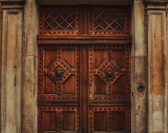 Borsen Door - Copenhagen Wall Art - Denmark Photography Print - European Wall Art - Door Wall Art - Gothic Door Print - Copenhagen Print