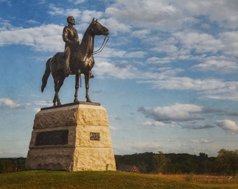 General Meade Monument - Gettysburg - Photography Print