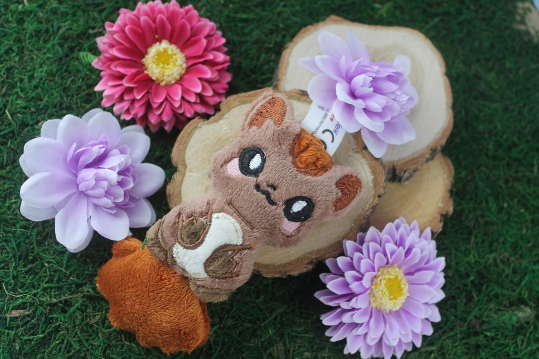 Cute Vulpix Custom Fanart Plush Keychain - Etsy