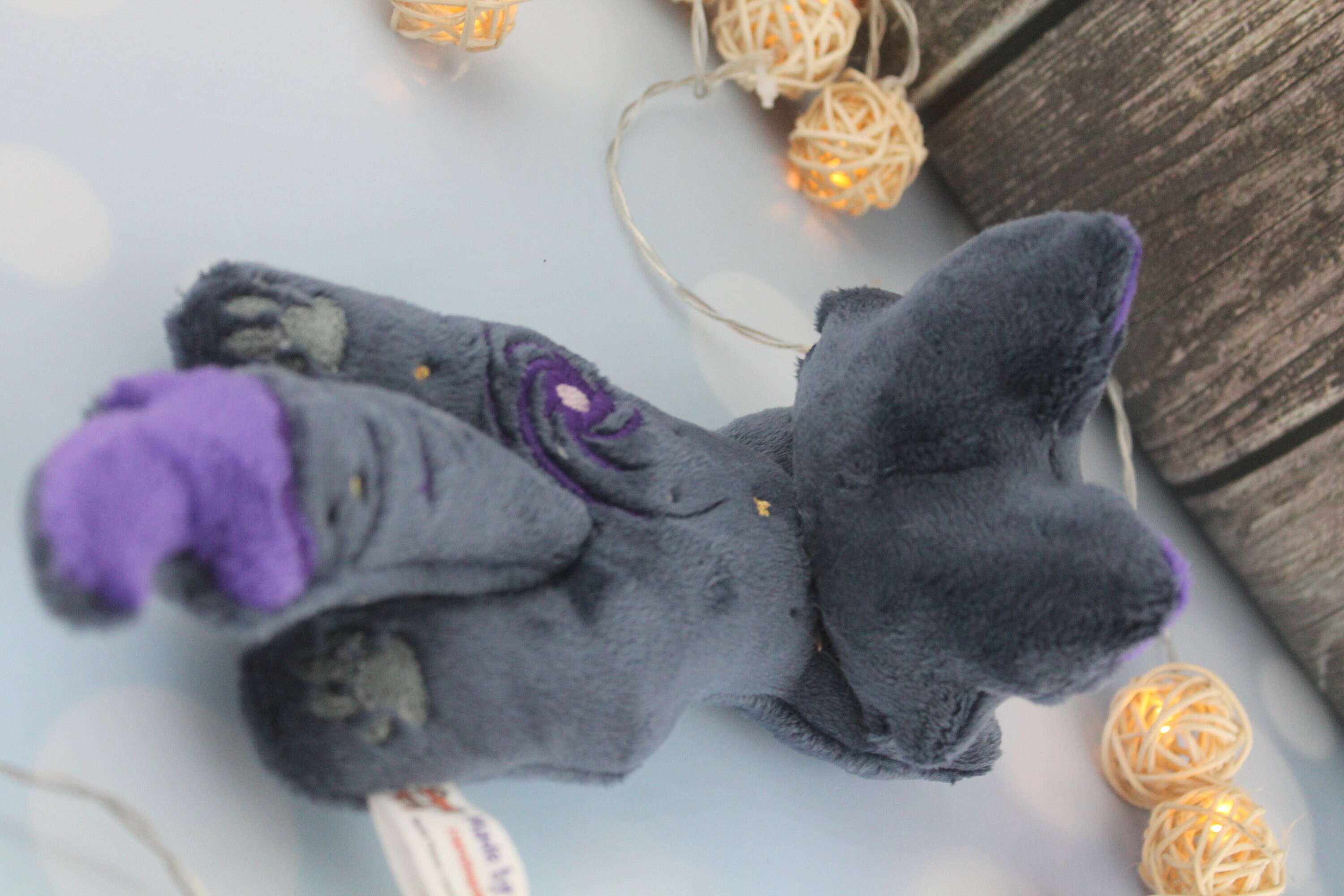 Galaxy Wolf Plush (9in)