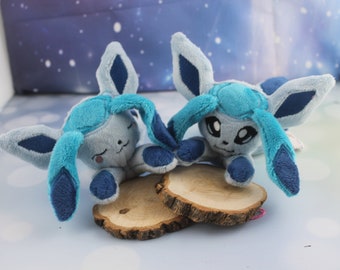 Cute Glaceon Custom Fanart Plush