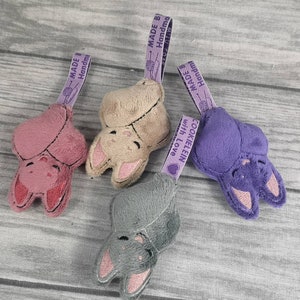 Sleepy Bat Plush Keychain