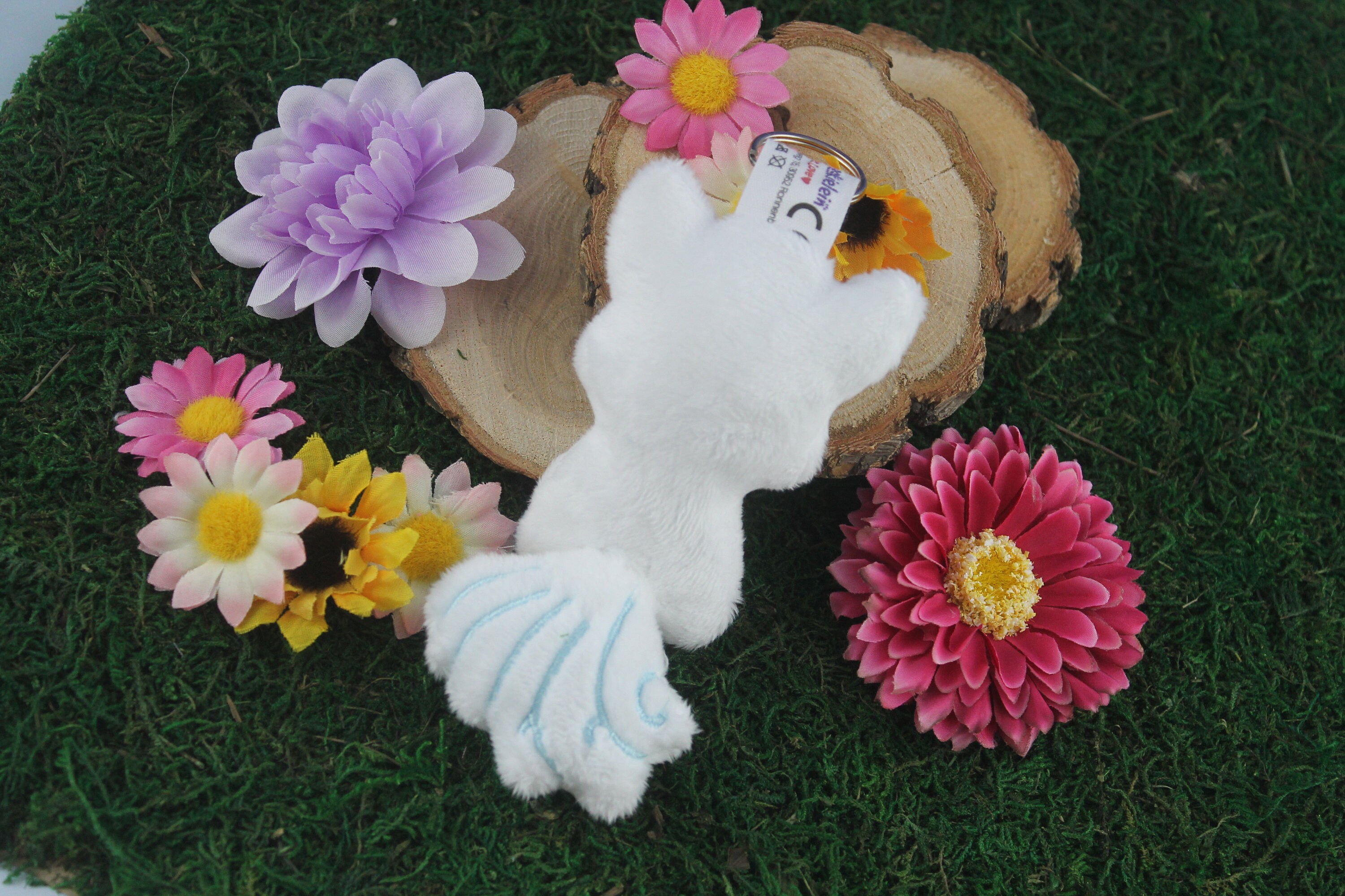 Cute Vulpix Custom Fanart Plush Keychain - Etsy