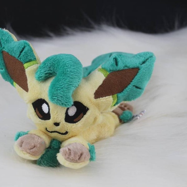 Cute   Leafeon  Custom Fanart  Plush