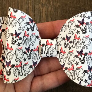 4th of July, farm animals, chicken, pigs, cows, hair bows, nylon headband