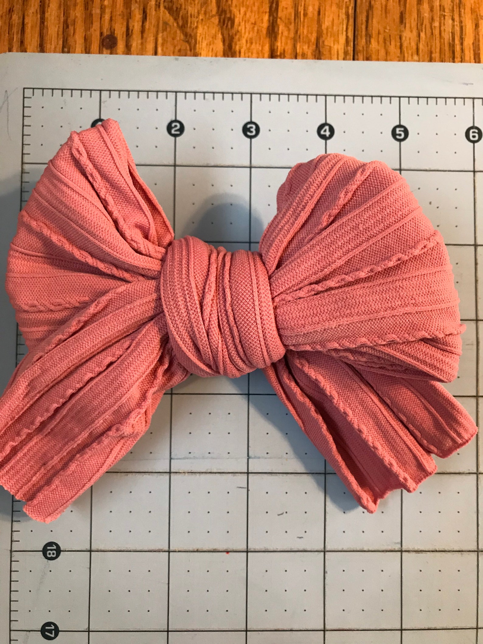 Braided Knit Nylon Hair Bows Nylon Headband Etsy