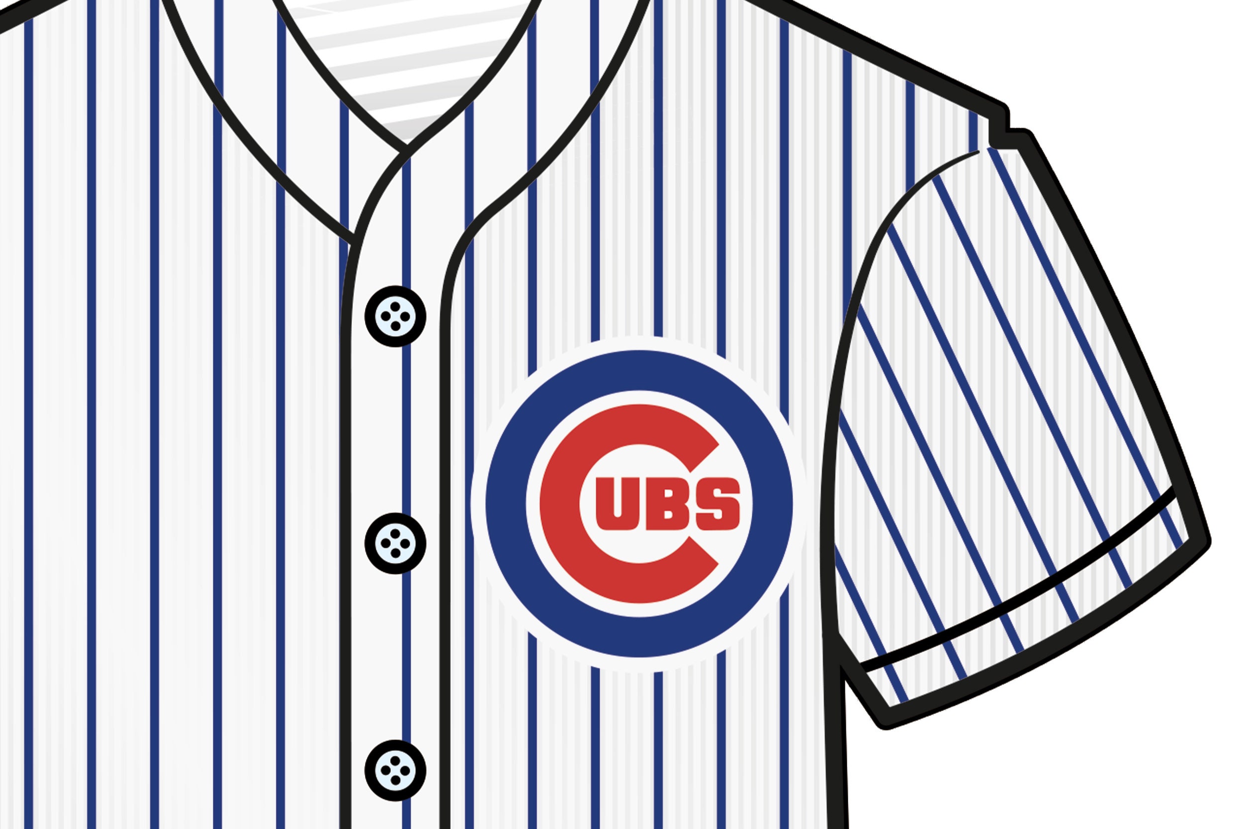 2016 Chicago Cubs Baseball Shirt Jersey Minimalist Etsy