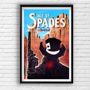 MOTÖRHEAD Ace of Spades Heavy Metal Art Print (1980)