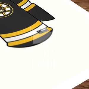 Boston Bruins Jersey Print Celebrate Bruins Legacy with NHL Hockey Fan Art & Decor for Your Home Perfect Gift for Hockey Enthusiasts image 3