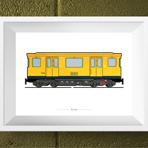 Berlin F92 Subway Car - Printed edition