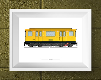 Berlin F92 Subway Car - Printed edition