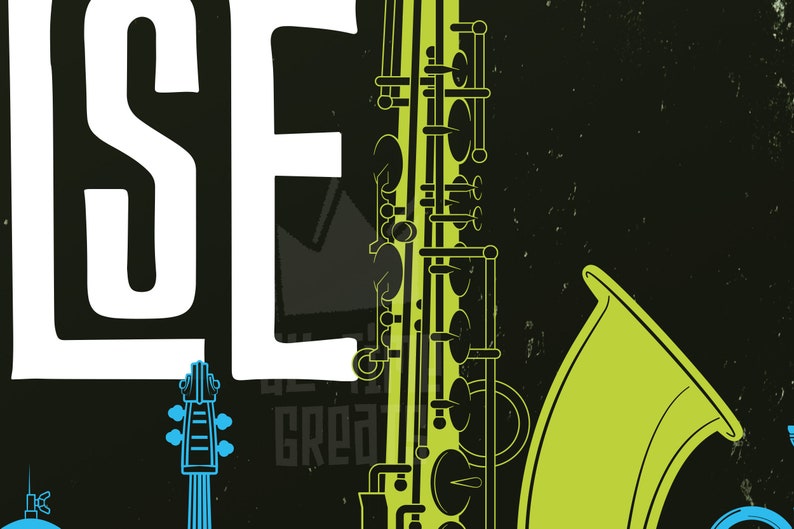 CANNONBALL ADDERLEY - Somethin' Else Jazz Art Print, Blue Note Records Poster (1958) image 4