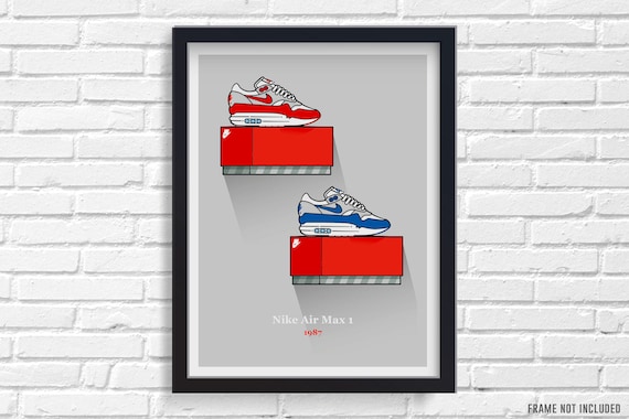 1987 Nike Air Max 1 Collection With Original Box Minimalist - Etsy Canada
