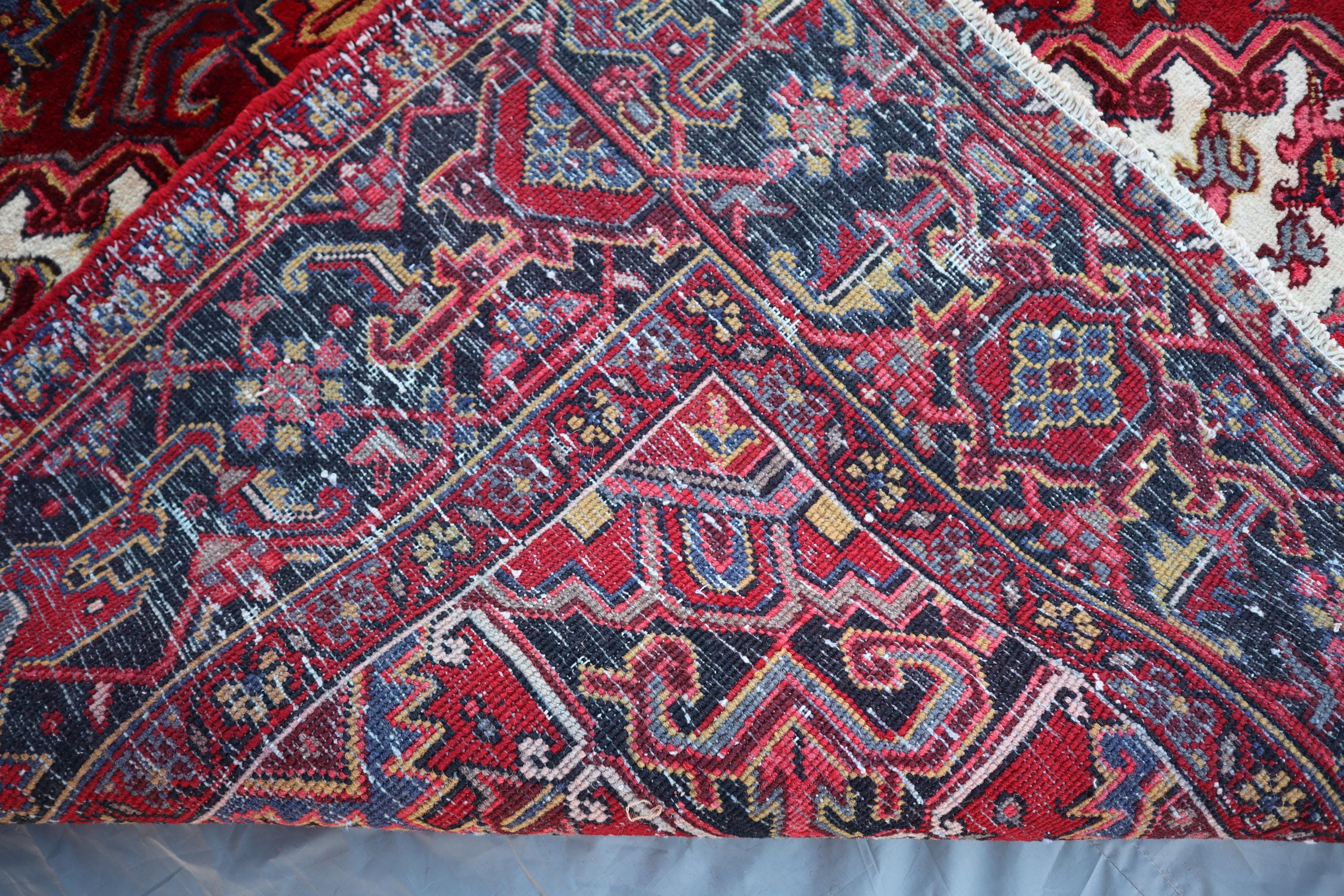 アフガン　ラグ　絨毯　カーペット　手織り　インテリア アンティーク ミフラブデザイン オールド手織り絨毯 アフガニスタン