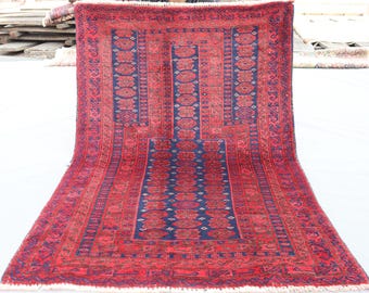 ※【moco】 ヴィンテージ アフガンラグ マシュワニ トライバルラグ マシュワニ マシュワニラグ アフガンラグ トライバルラグ