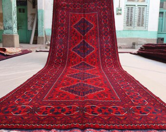 アフガニスタン手織りウール・コットン絨毯．83x 123 cm 126×81cm アフガニスタン ガズニー ウール 手織り絨毯 | Decorworks