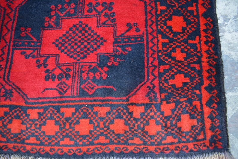 3/'6 x 6/' Feet Handmade Afghan Baluch 100/% Wool Traditional Vintage rug